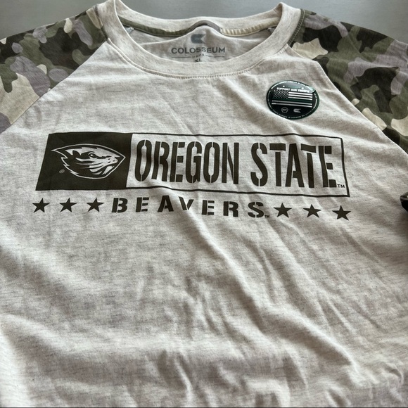 NWT OSU Beavers Baseball Style Long Sleeved Tee Shirt - Size XL - Picture 2 of 7